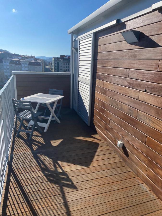 Appartamento Atico Noa Con Terraza Y Parking Pontevedra Esterno foto